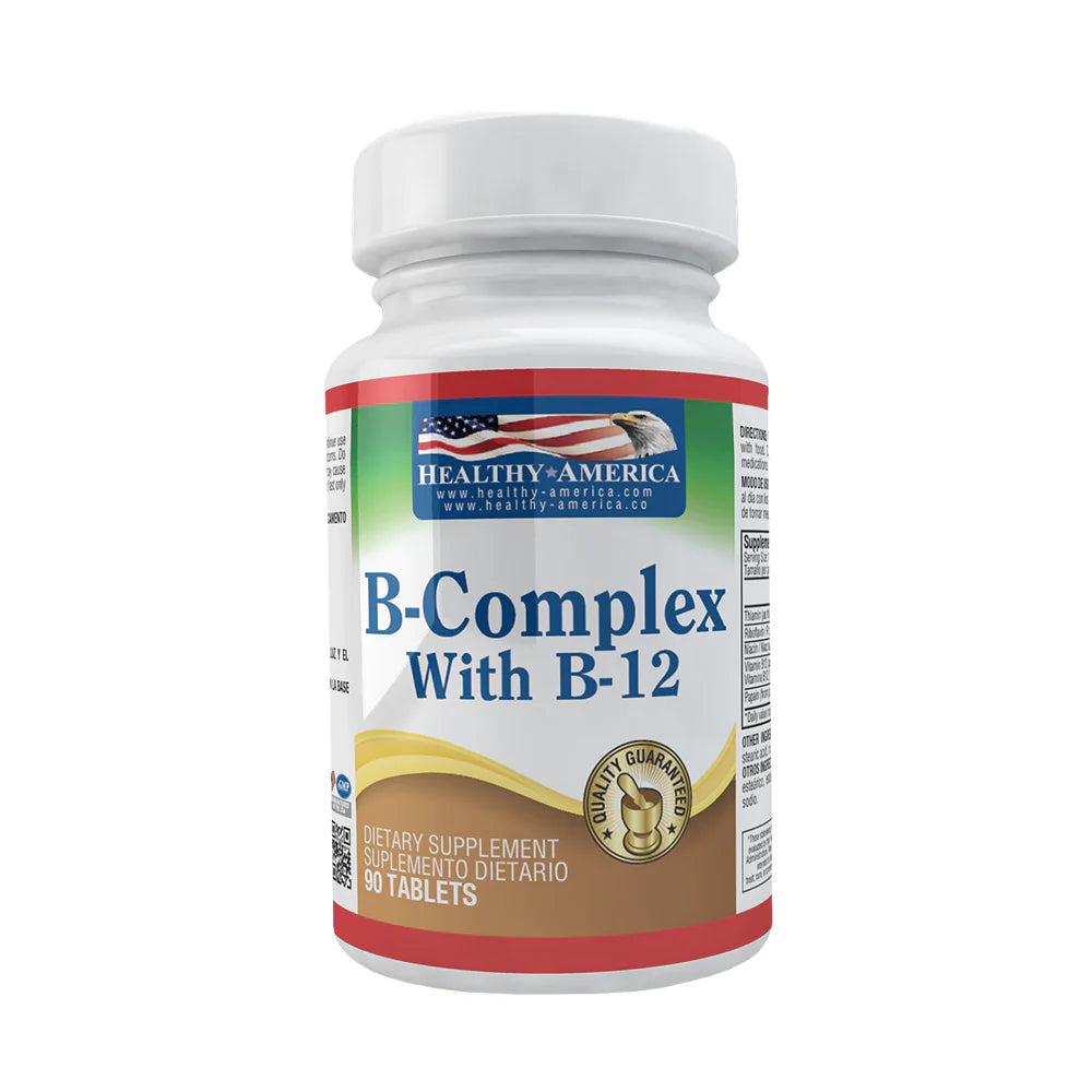 B-Complex Con B12 90 Healthy America