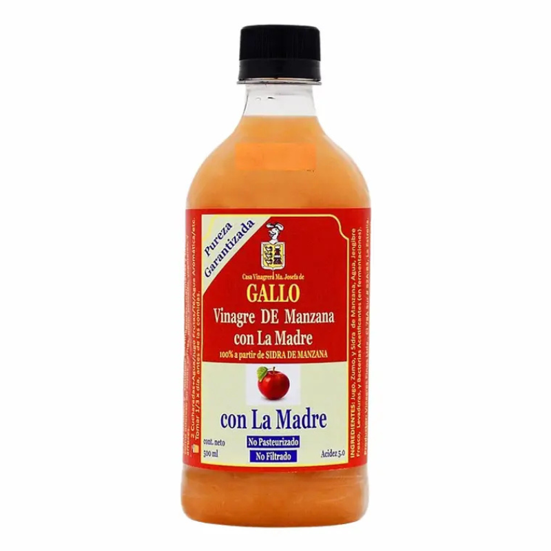 Vinagre de Manzana Con la Madre Gallo 500 ml