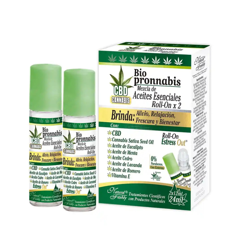 Biopronnabis Aceites Esenciales Roll-On x 2
