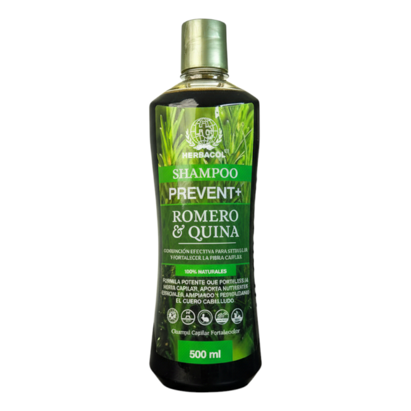 Shampoo Prevent + Romero & Quina 500 ml Herbacol