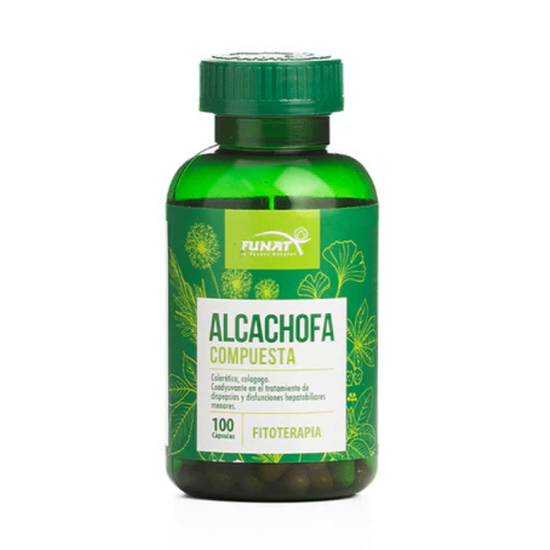 Alcachofa Compuesta Funat x 100 cápsulas