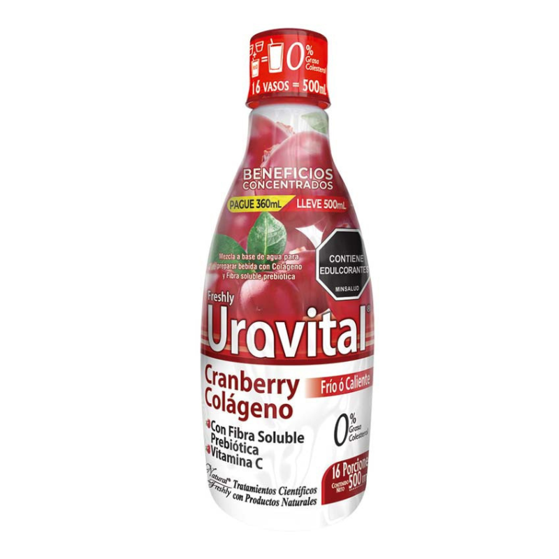 Urovital Bebida x 500 ml Natural Freshly