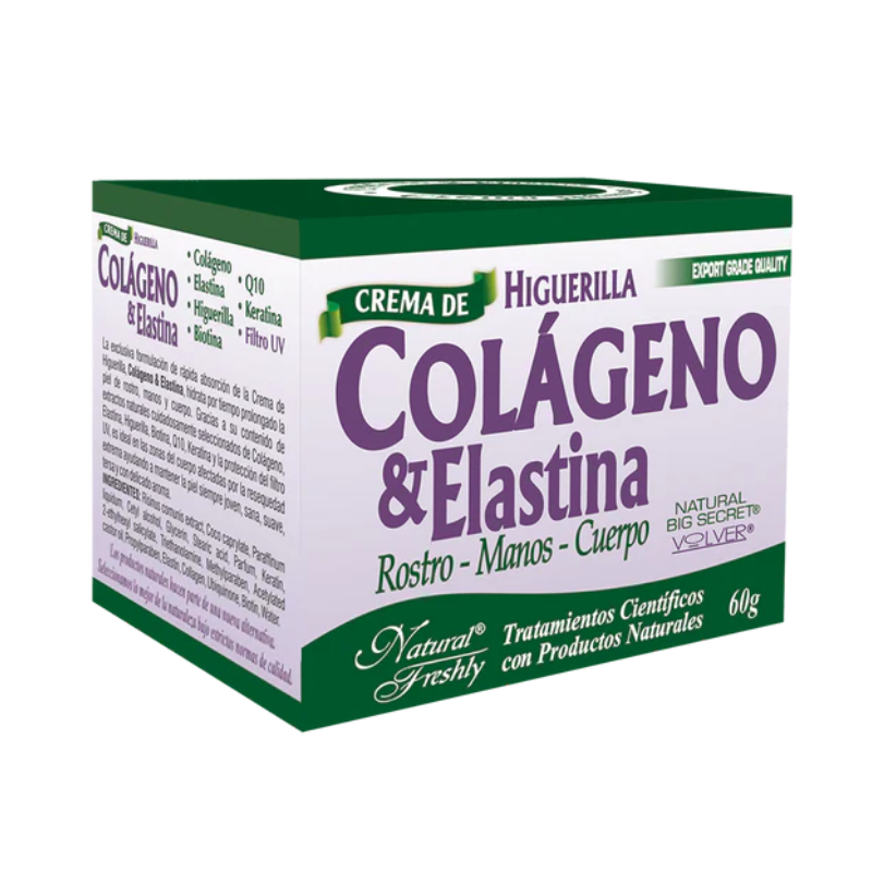 Crema de Colágeno y Elastina 60 g Natural Freshly