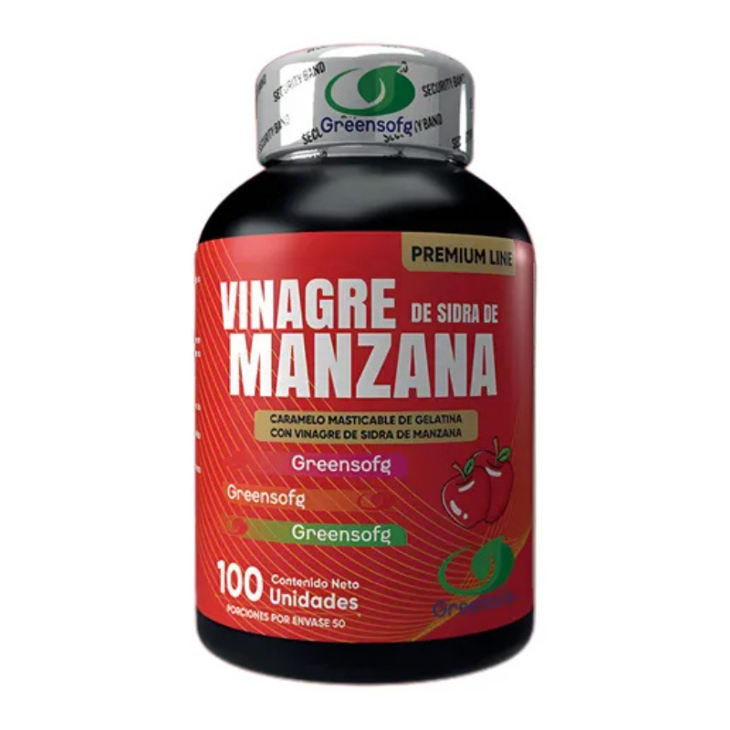 Vinagre De Sidra De Manzana x 100 Cápsulas Greensofg