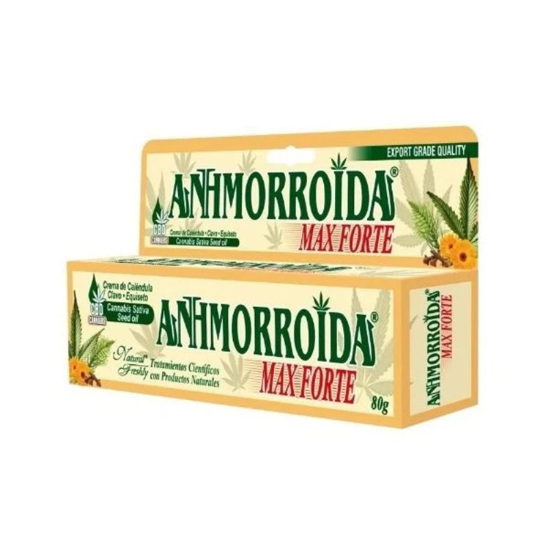 Crema Caléndula Antimorroidal Max Forte x 80g Natural Freshly