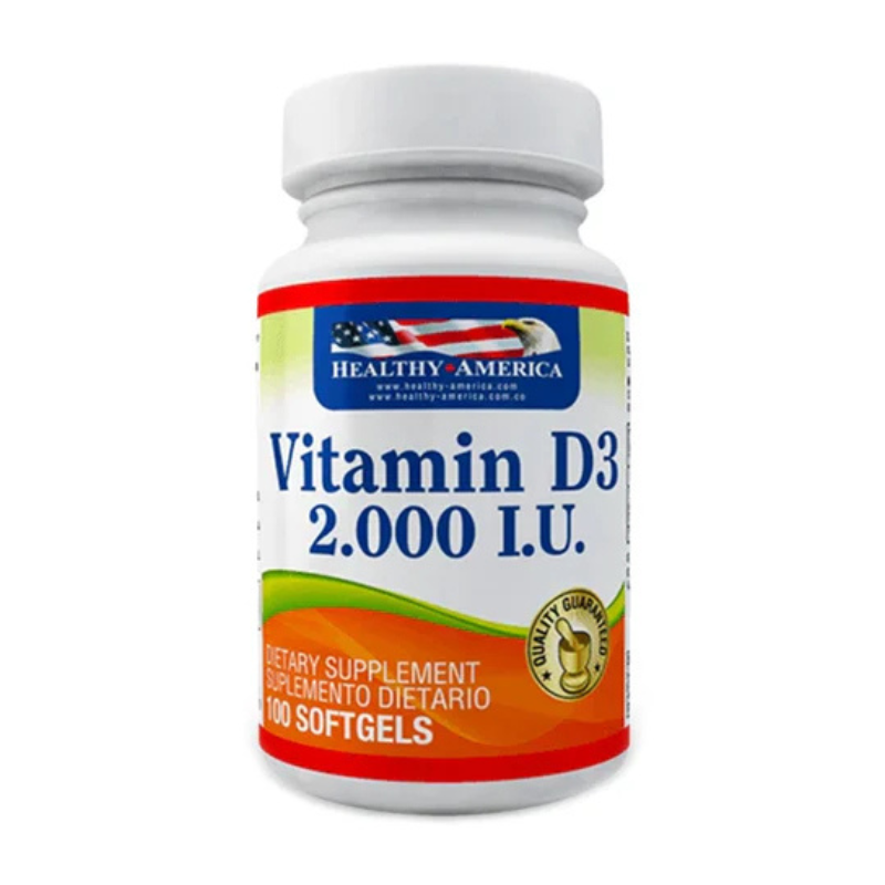Vitamin D3 2000 IU Healthy America