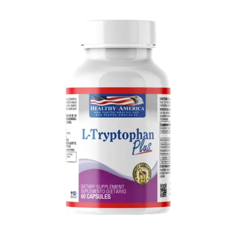 L Tryptophan Plus Healthy America 60 Capsulas