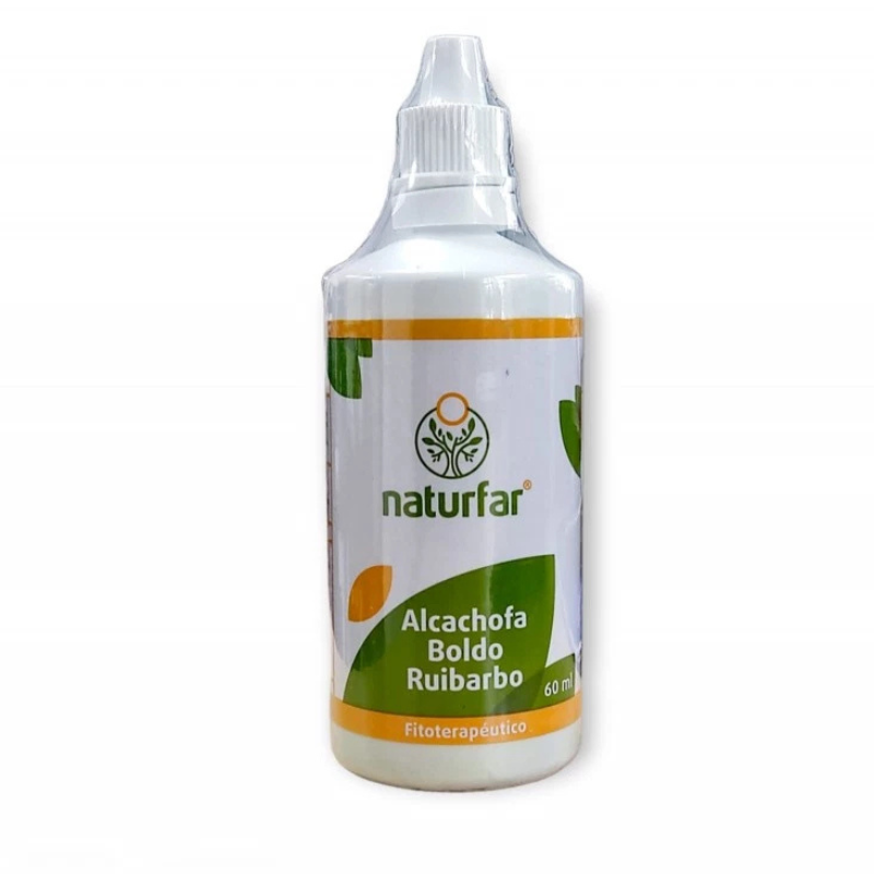 Alcachofa Boldo Ruibarbo Gotas Naturfar x 60 ml