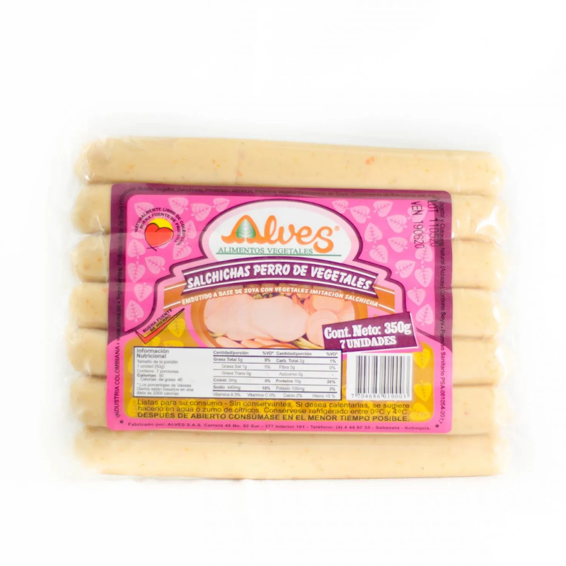 Salchicha Tipo Perro x 350 g Alves