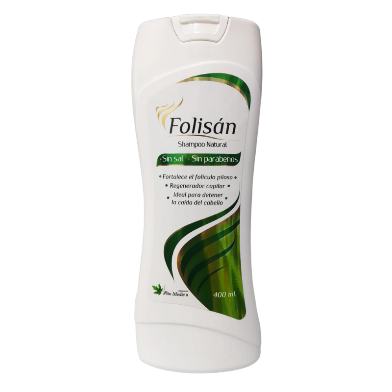 Shampoo Natural Folisán 400 ml Fito Medic's