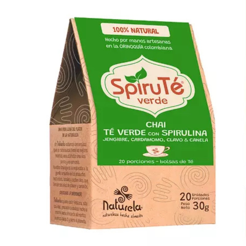 Spiruté Verde Con Spirulina Naturela