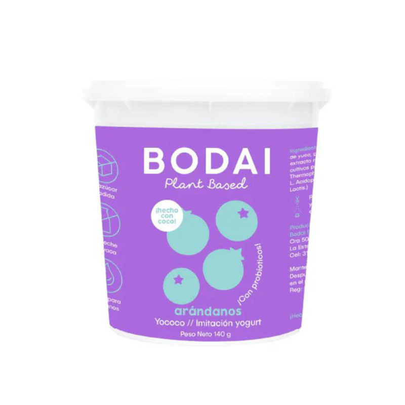 Yogur a Base de Coco 140 g Bodai