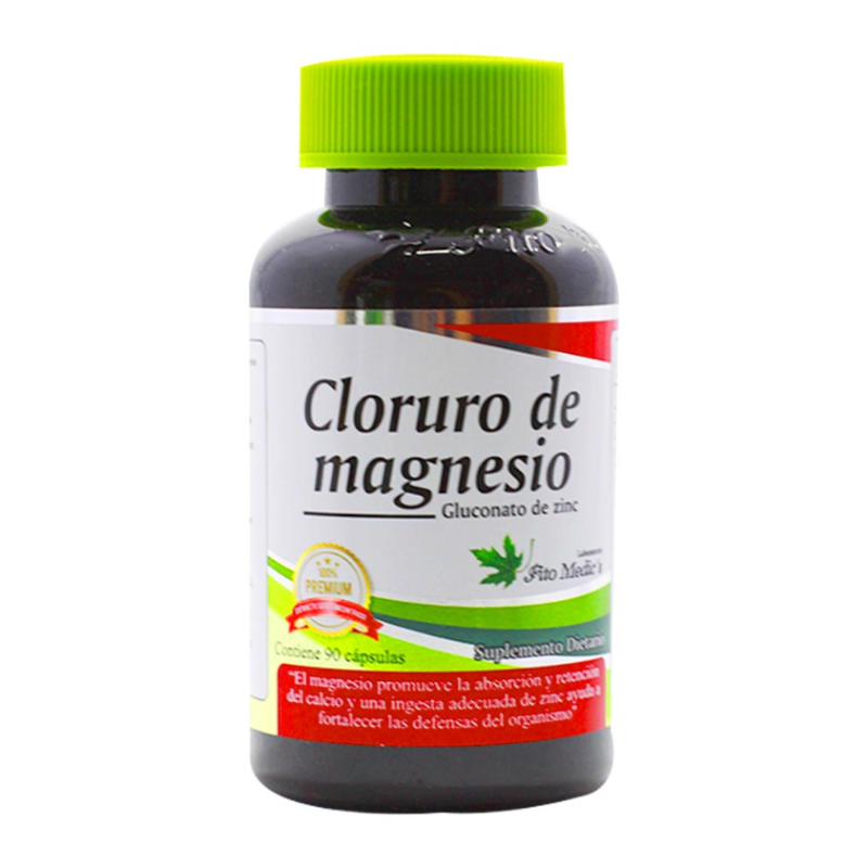 Cloruro de Magnesio 90 Cap Fitomedics