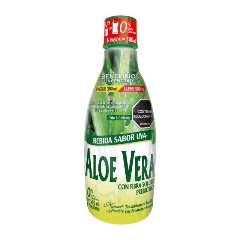 Aloe Vera Bebida x 500 ml Natural Freshly
