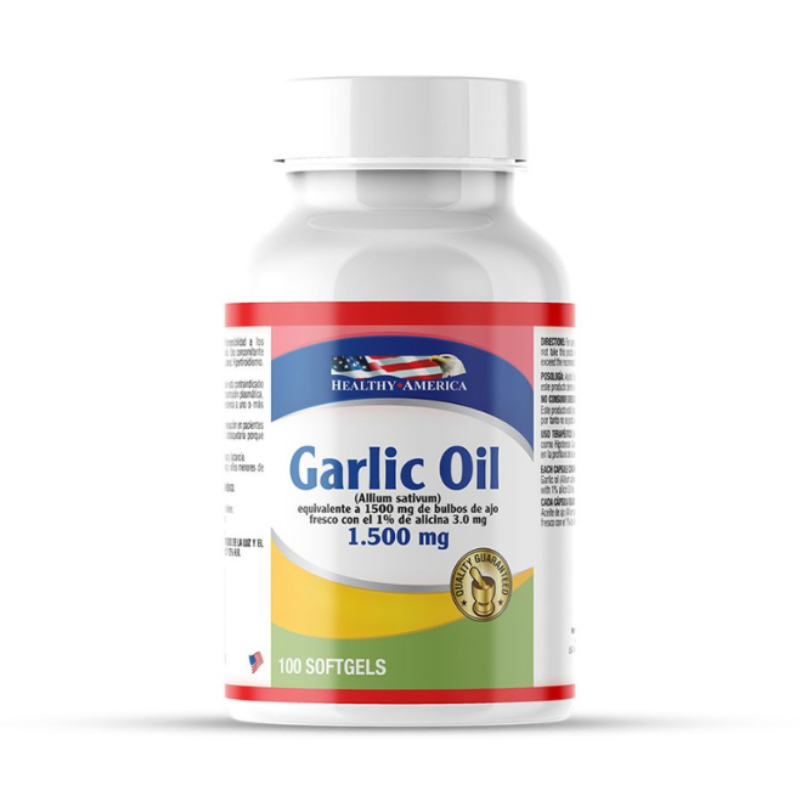 Garlic Oil 1500 mg Healthy America