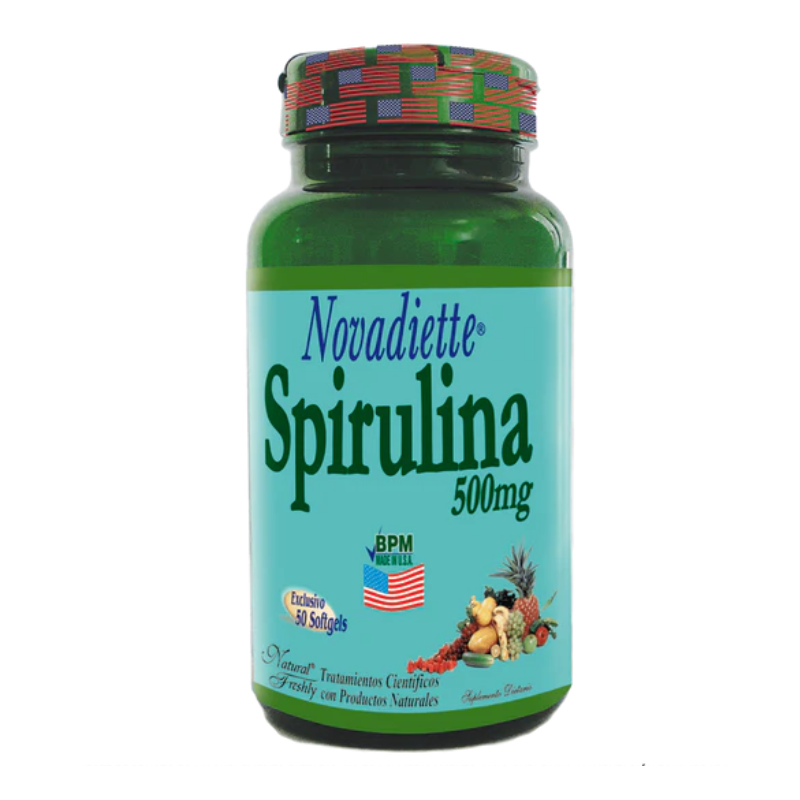 Novadiette Spirulina x 50 cápsulas Natural Freshly