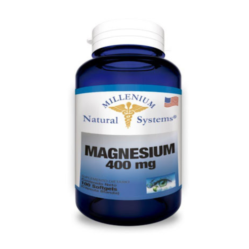 Magnesium 400 Mg X 100 Cápsulas Natural Systems