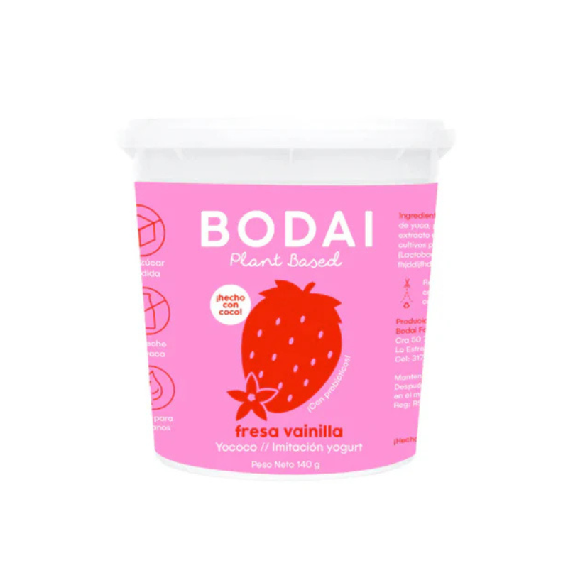 Yogur a Base de Coco 140 g Bodai