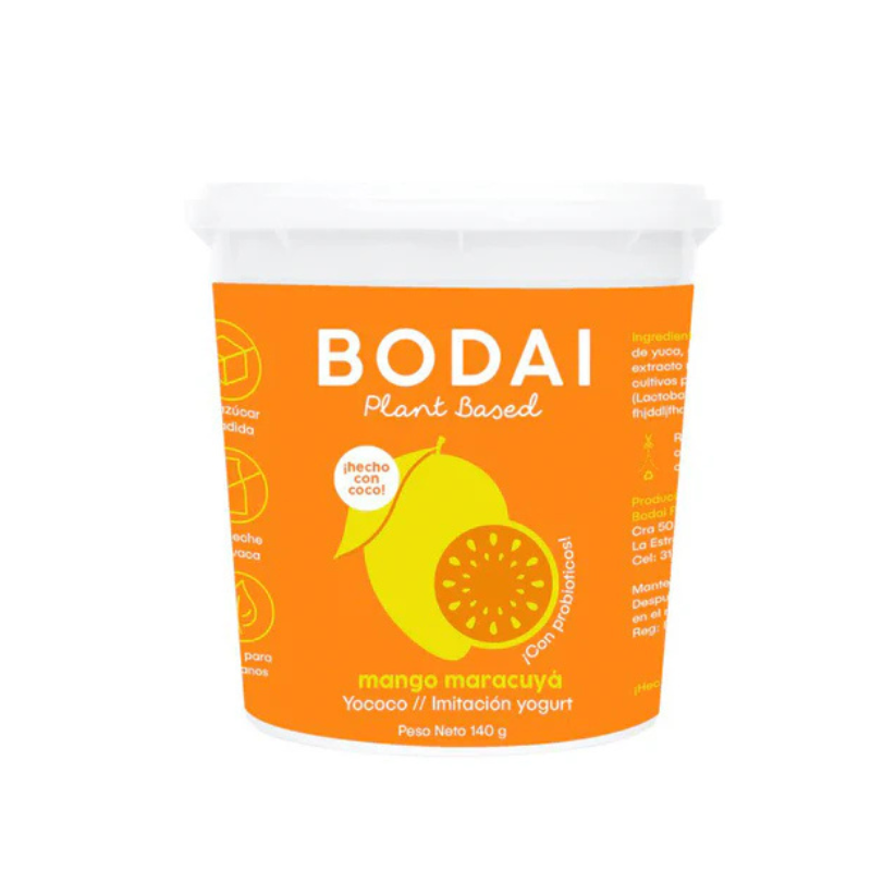 Yogur a Base de Coco 140 g Bodai