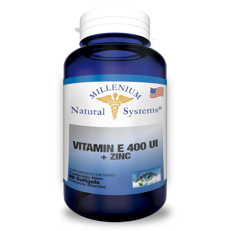 Vitamina E 400 UI + Zinc Natural Systems