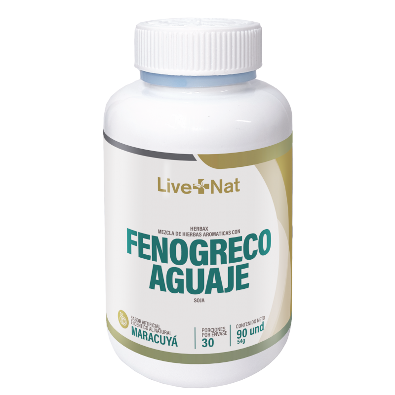 Fenogreco + Aguaje x 90 Tabletas Live Nat
