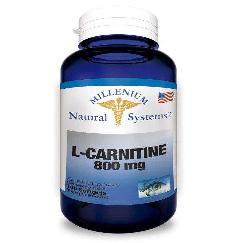 L-Carnitina 800 mg Natural Systems